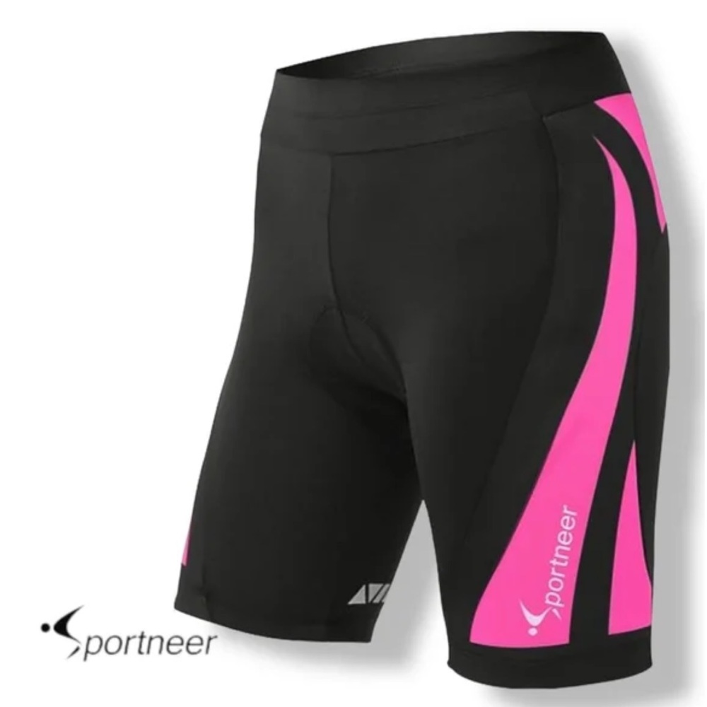 Sportneer 4D Padded Cycling Shorts size Large NEW